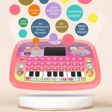 Educational Learning Laptop Toy with Music,Piano and LED Screen Early Learning Computer Toy