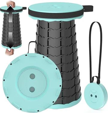 Portable Folding Telescoping Stool,Retractable Stool for Camping
