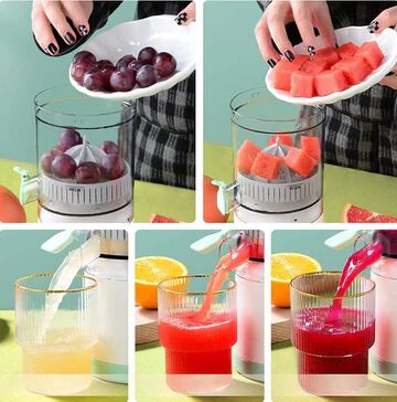 Professional Citrus Juicer Electric With Lever, Squeezer Juice Extractor