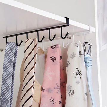 Multifunctional Iron Kitchen Storage Rack Cupboard Hanging Hooks