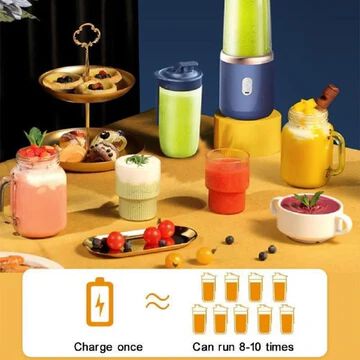 Portable Juicer Blender for Smoothies & Juices ,USB Rechargeable 400ml