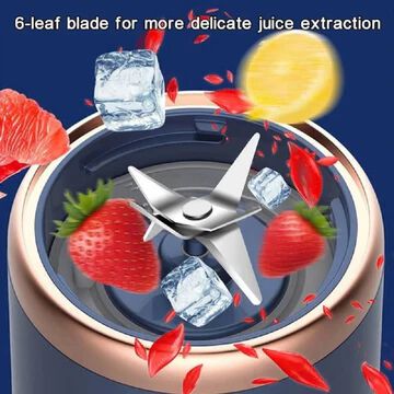 Portable Juicer Blender for Smoothies & Juices ,USB Rechargeable 400ml