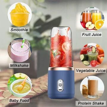 Portable Juicer Blender for Smoothies & Juices ,USB Rechargeable 400ml