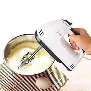 Hand Mixer with Stainless Steel Attachments