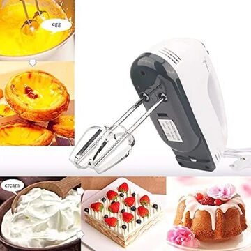Hand Mixer with Stainless Steel Attachments