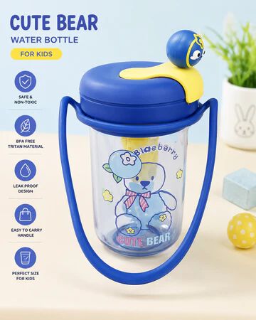 Cartoon Bear Kids Drinking Bottle 450ml