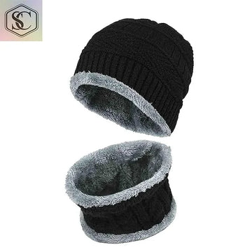 Cap with Neck Warmer Set Men & Women