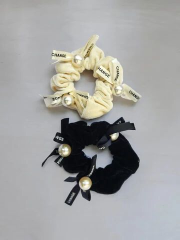 Korean velvet cute scrunchies