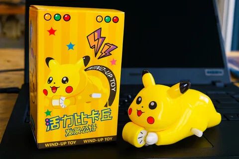 Premium Pikachu Crawling Toy Action Figure| Funny Desk Decoration Showpiece