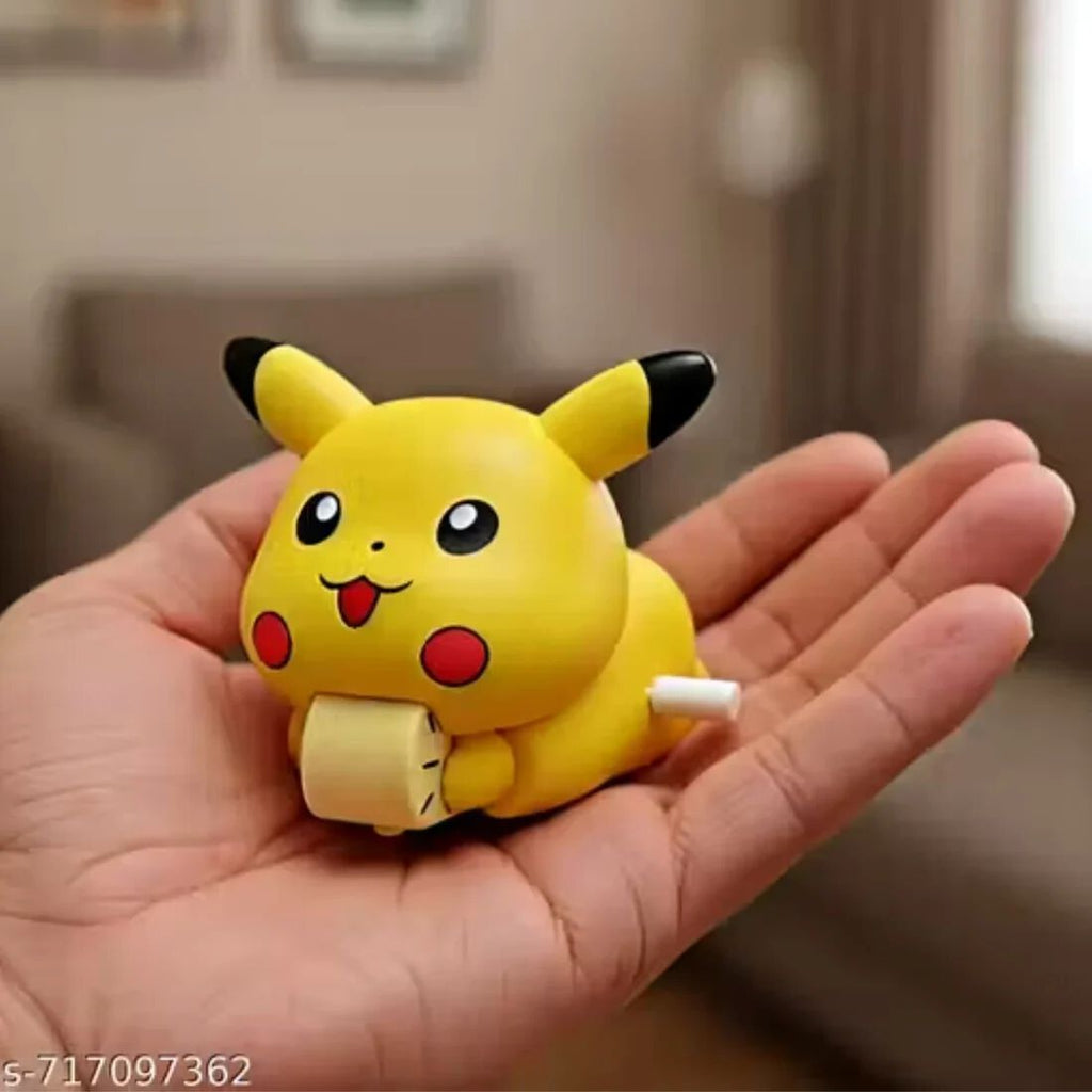 Premium Pikachu Crawling Toy Action Figure| Funny Desk Decoration Showpiece