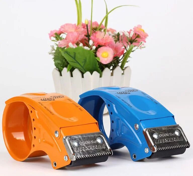 Tape Dispenser for Packing Packages Lightweight Ergonomic Industrial Heavy Duty Tape Cutter