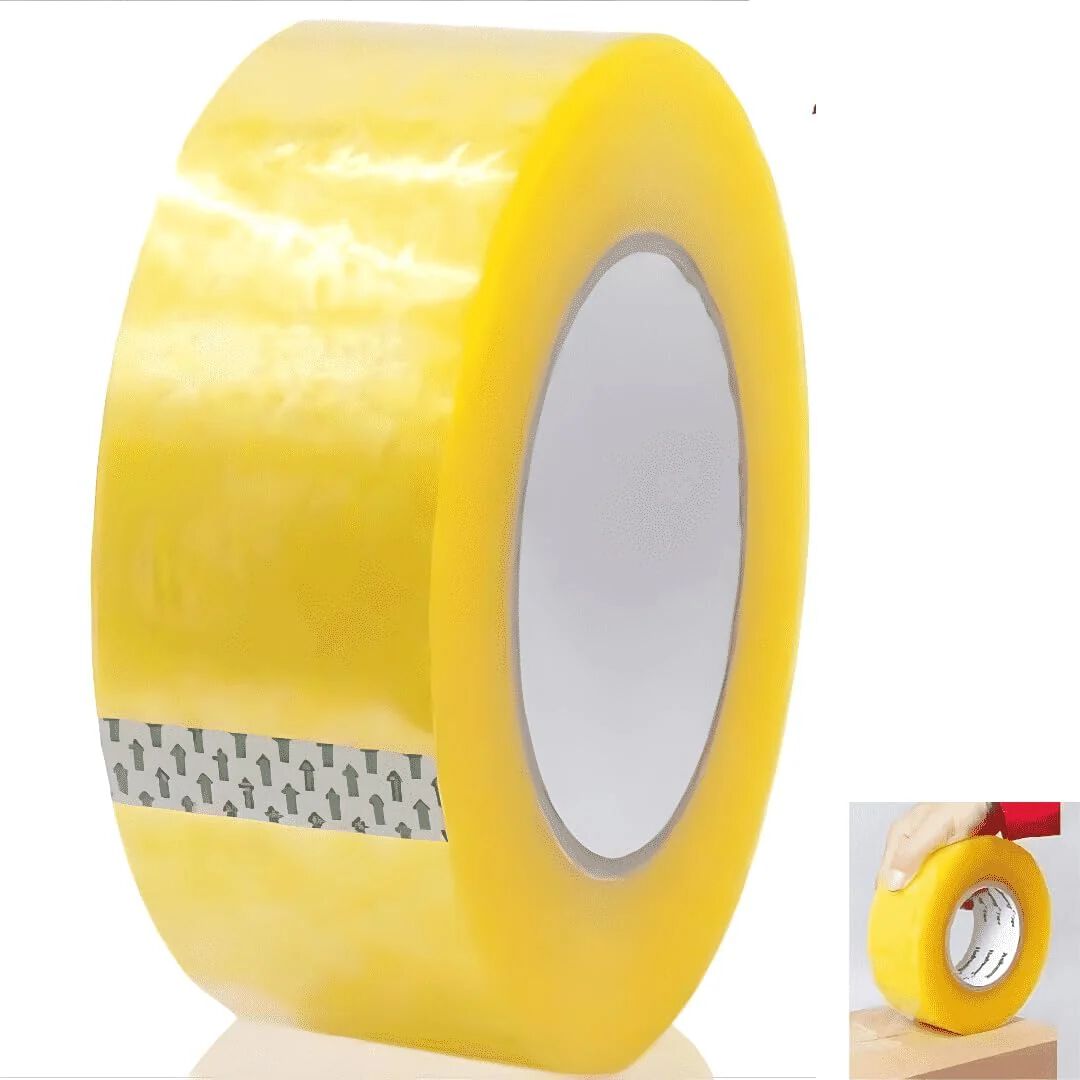 Packing Tape Roll Transparent - Self Adhesive Heavy Duty Cello tape - 100 Meter Cello Tape for Home & Office Use