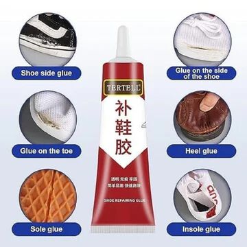 Shoe Repair Glue, 60ml Waterproof & Quick-Drying Footwear Adhesive