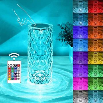 Usb Rose Table Touch Lamp