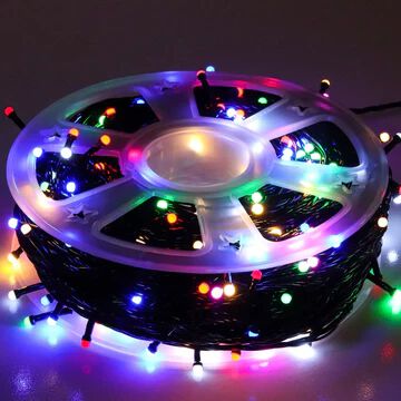 30 Meter With 8 Multicolor Controller. Flexible Copper LED Serial String Lights - LED Lights for Home Decoration