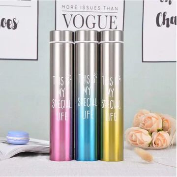 Stainless Steel Slim Thin Vacuum Insulated Thermos Bottle 310 ml Steel Bottle Multicolo