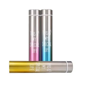 Stainless Steel Slim Thin Vacuum Insulated Thermos Bottle 310 ml Steel Bottle Multicolo