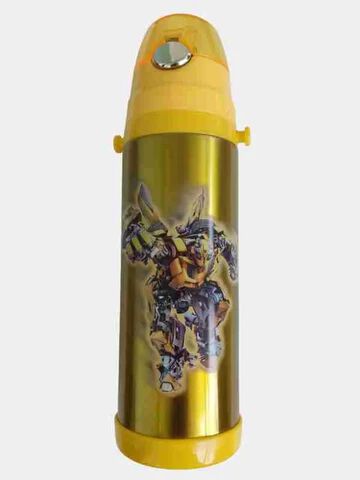 Stainless Steel Cartoon Printed Water Bottle 1000ml