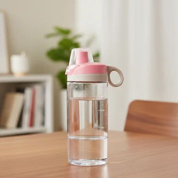 One Click Open Flip Lid Sipper Bottle for Kids 500ml