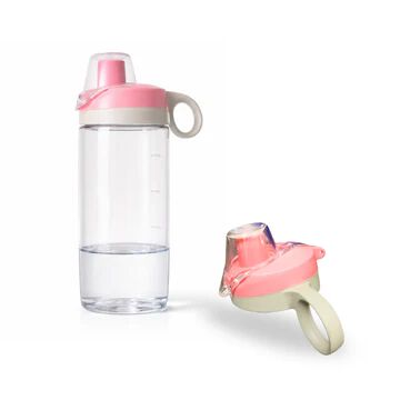 One Click Open Flip Lid Sipper Bottle for Kids 500ml