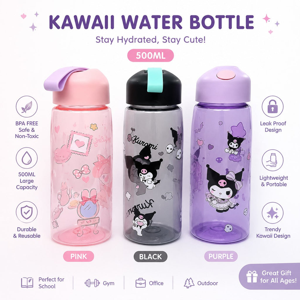Cute Water Bottle for School Kids