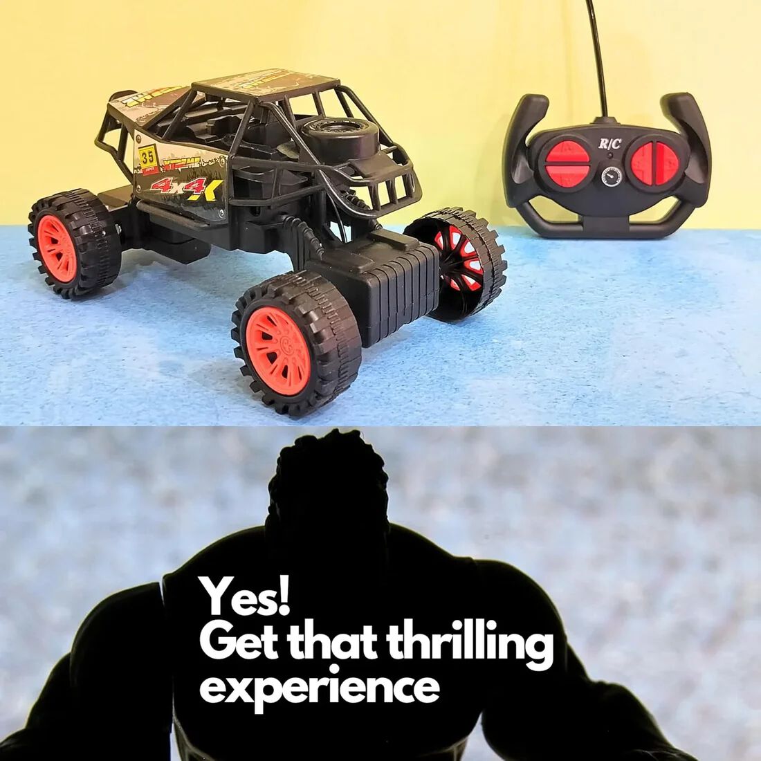 Rc Car 4X4 Offroad High Speed, Monster Truck Remote Control Car for Kids and Adults (21 Cm)