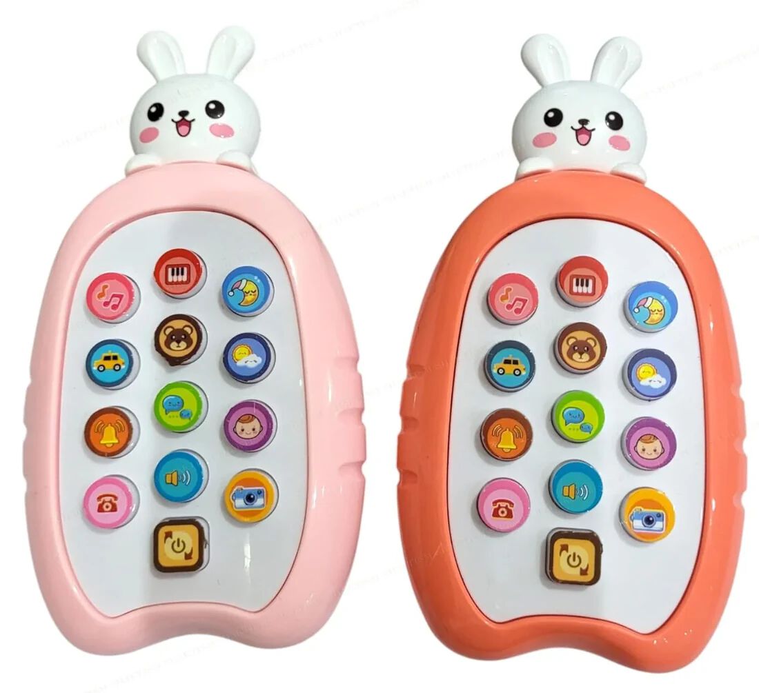 Animal Musical Phone Toy with Light-Up Keys, Sound Effects, Children’s Songs, Multiple Animal Designs