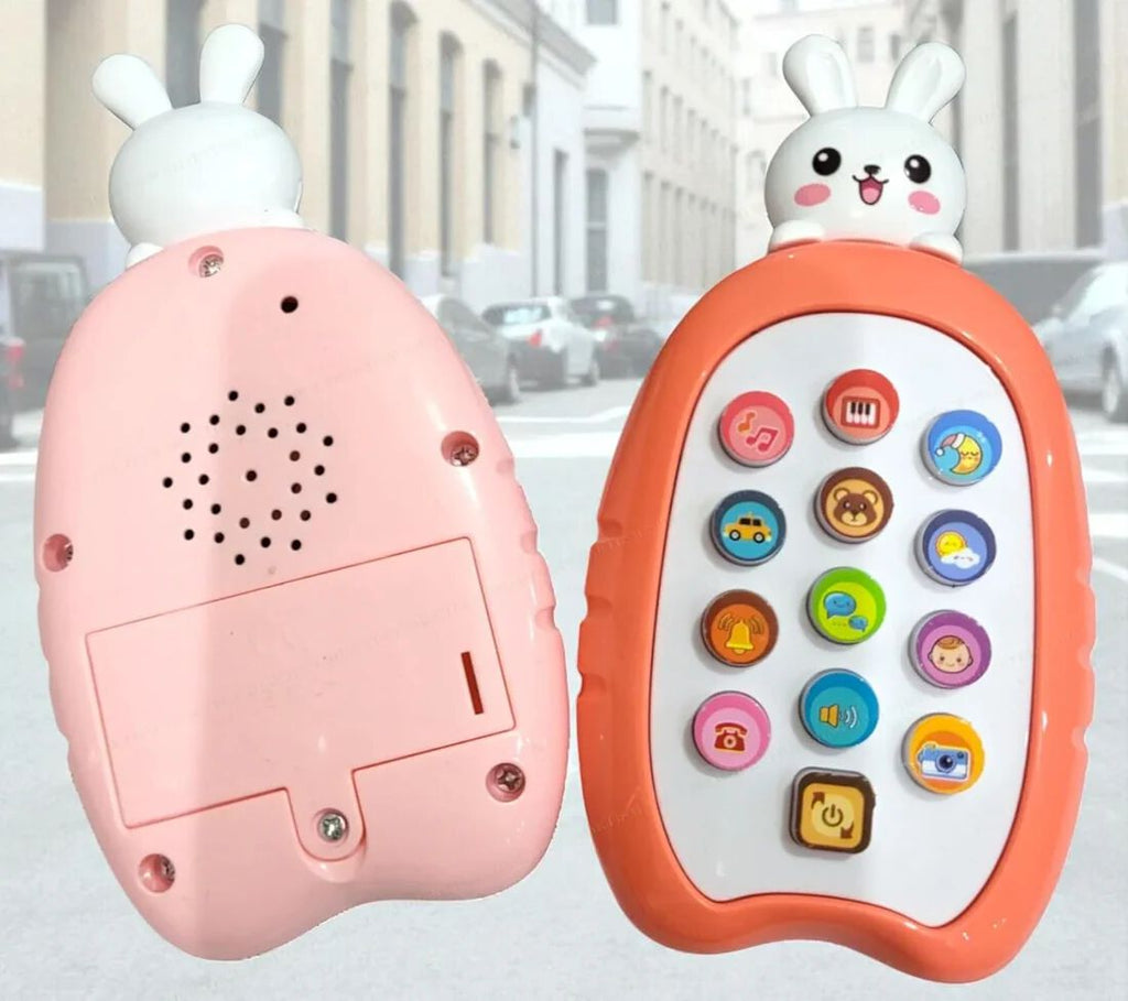 Animal Musical Phone Toy with Light-Up Keys, Sound Effects, Children’s Songs, Multiple Animal Designs