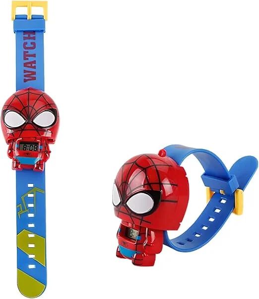 Kids face change Cartoon Wrist Watches Toy for Boys