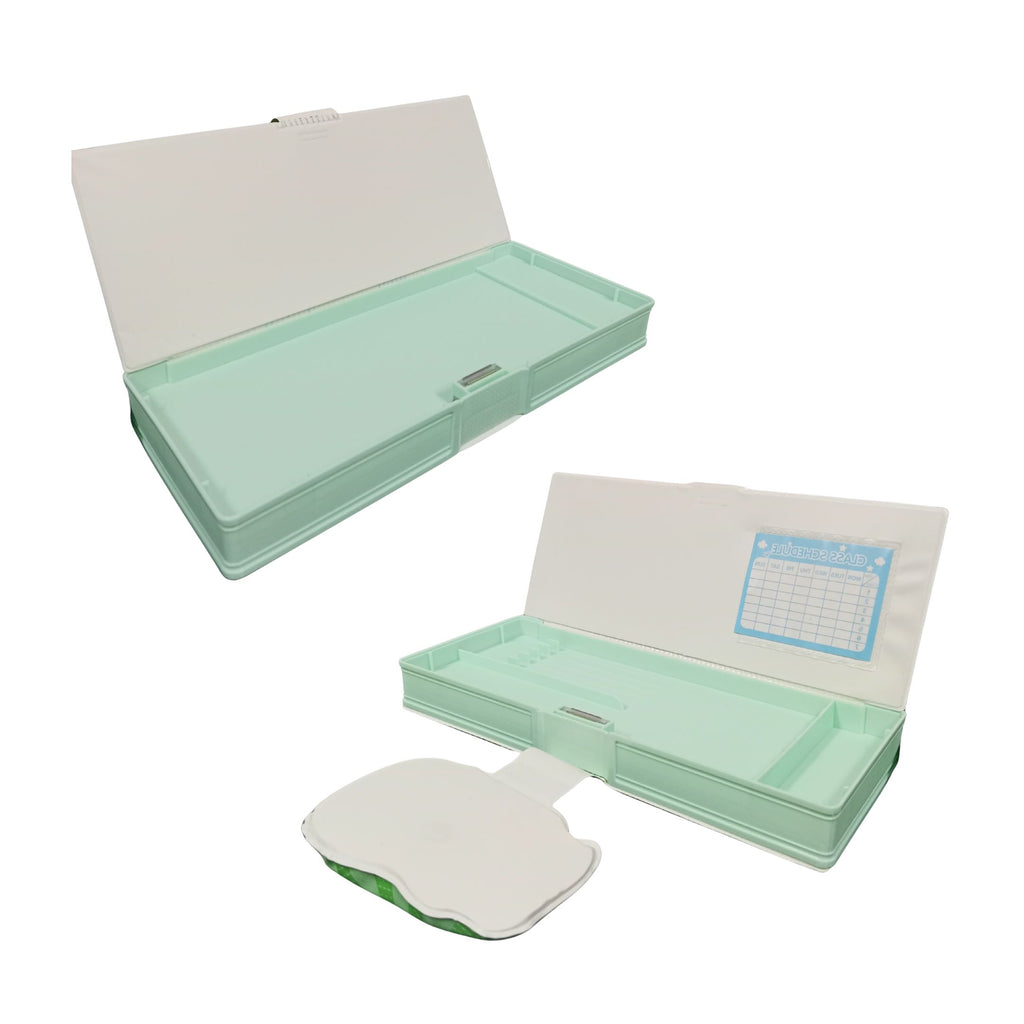 3D spunch magnetic pencil box Random