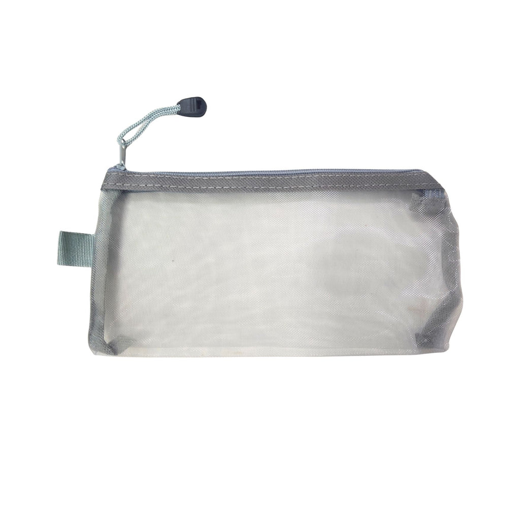 {12 Pack} Mesh Zipper Pouch Document Waterproof Zip File Bags Plastic Zipper Pouch