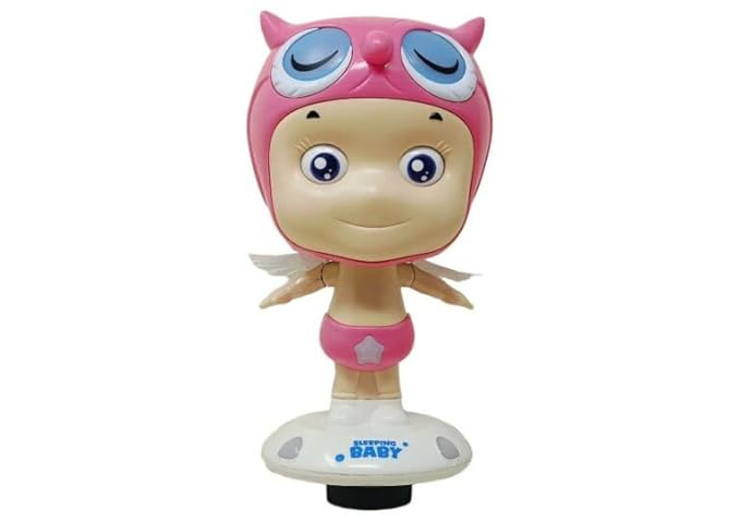 Sleeping Baby Musical Dancing Toy for Toddler, Head Up and Down While Dancing, Two Modes - 20634