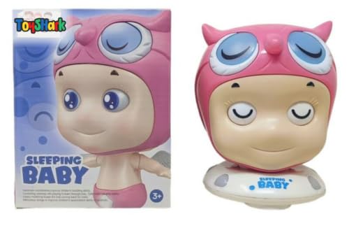 Sleeping Baby Musical Dancing Toy for Toddler, Head Up and Down While Dancing, Two Modes - 20634