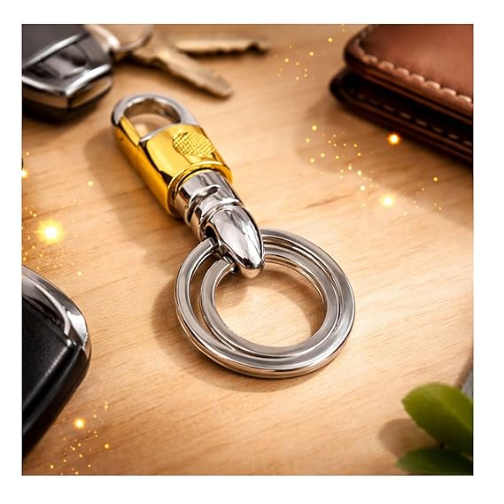 {Pack of 12} Bike Keychain for Men | Premium Metal Key Chain for Bike & Car | Stylish Key Ring with Clip Hook