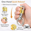 {Pack of 12} Bike Keychain for Men | Premium Metal Key Chain for Bike & Car | Stylish Key Ring with Clip Hook