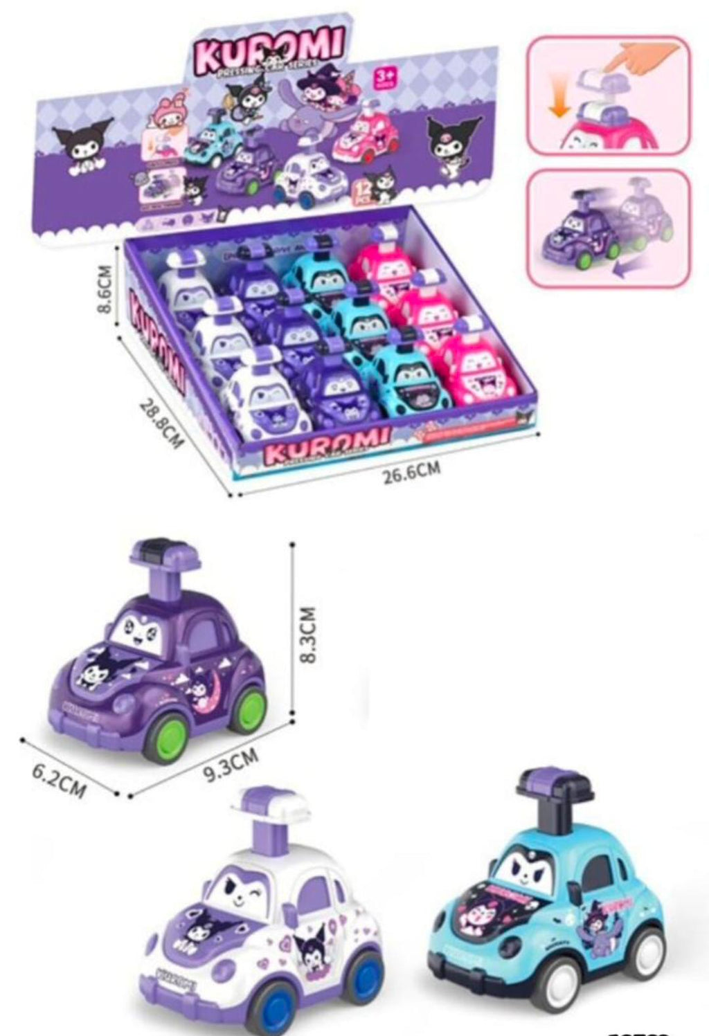 Press and Go Toy Car for Kids, Multicolor Toy, Multi Design Toy for Kids Playing, No Batteries Toys for Kids, Best Gift for Birthday.
