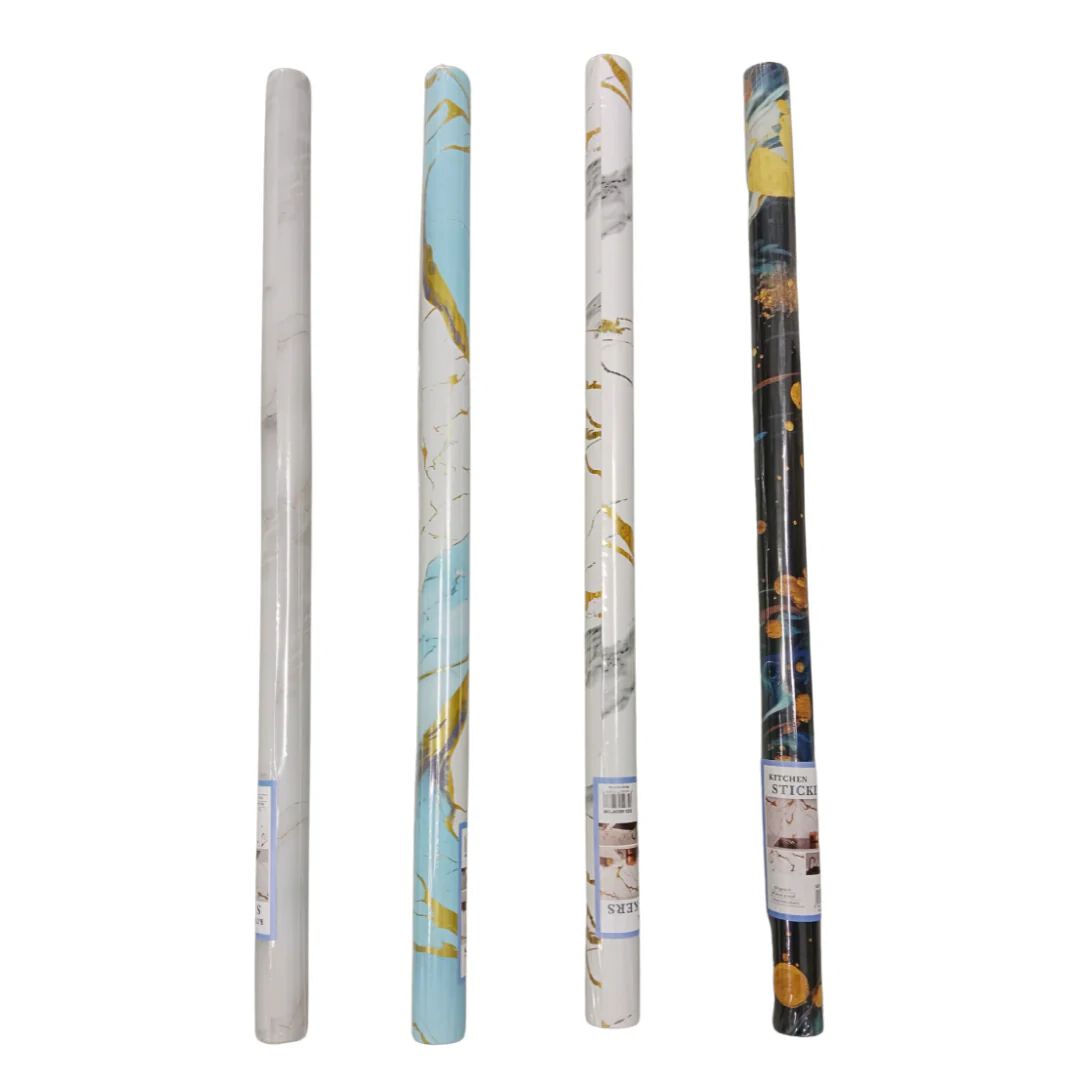 Self-Adhesive PVC Wall Stickers – Waterproof, Oil-Proof & Heat-Resistant Luxury Tiles for Kitchen, Bathroom,
