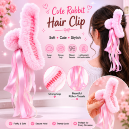 Claw for Women Fluffy Plush Hair Clips Soft Winter Clamps for Thin Thick Long Hair Super Grip Elegant Hair Clips Gifts For Girls {Multicolor}