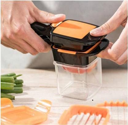 Vegetable Slicer Dicer Chopper 5 in 1 Multi-Function Slicer Vegetable & Fruits Cutter, Dicer Grater