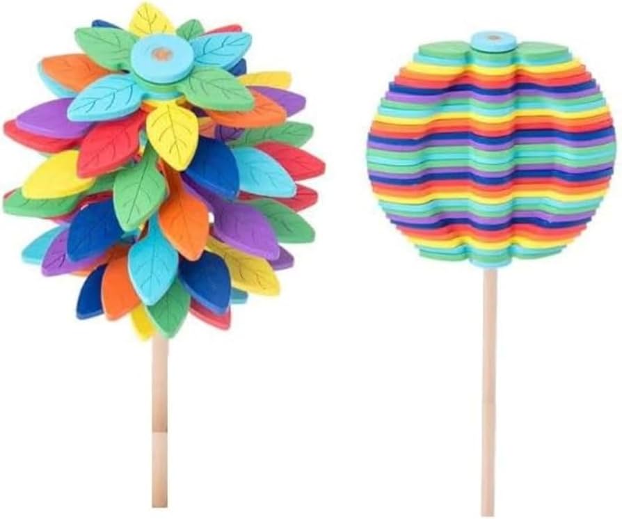 Candy Flower Toy Colorful Twisting and Rotating Fidget Spinner for Kids & Adults