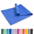 Yoga Mat - Non-Slip Exercise Mat for Yoga, Pilates, Meditation & Fitness - Lightweight Mat with Carry Strap for Travel {Random Color}