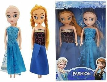 Two Frozen Doll Sister Anna elsa Set 16 cm Big Size for Kids