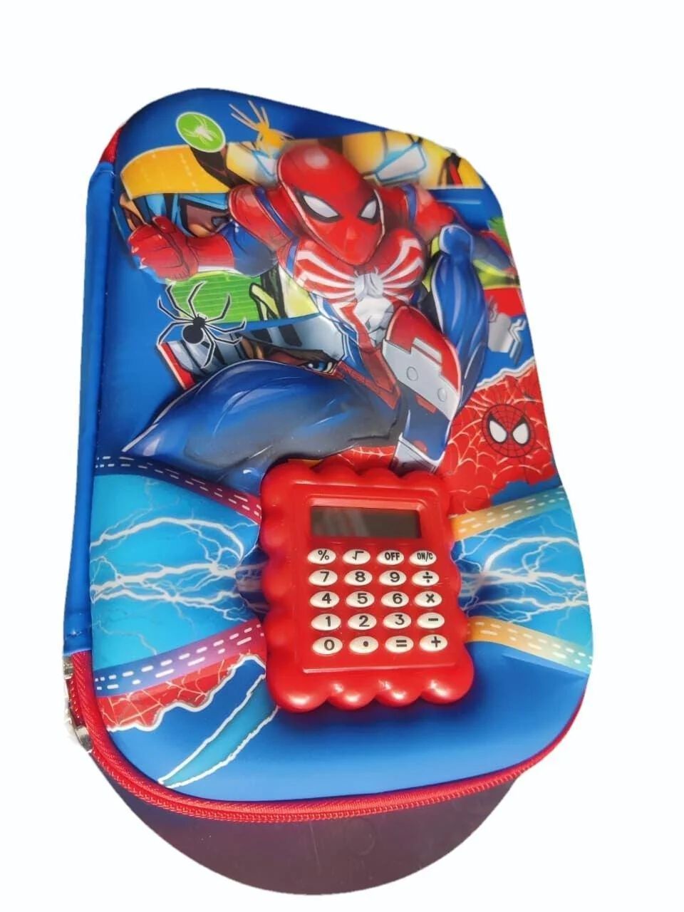 Calculator Pencil Case - Stylish & Spiderman Pencil Pouch