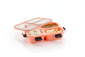3 Compartment Transparent Lid Tiffin Lunch Box | Silicone Seal Ring