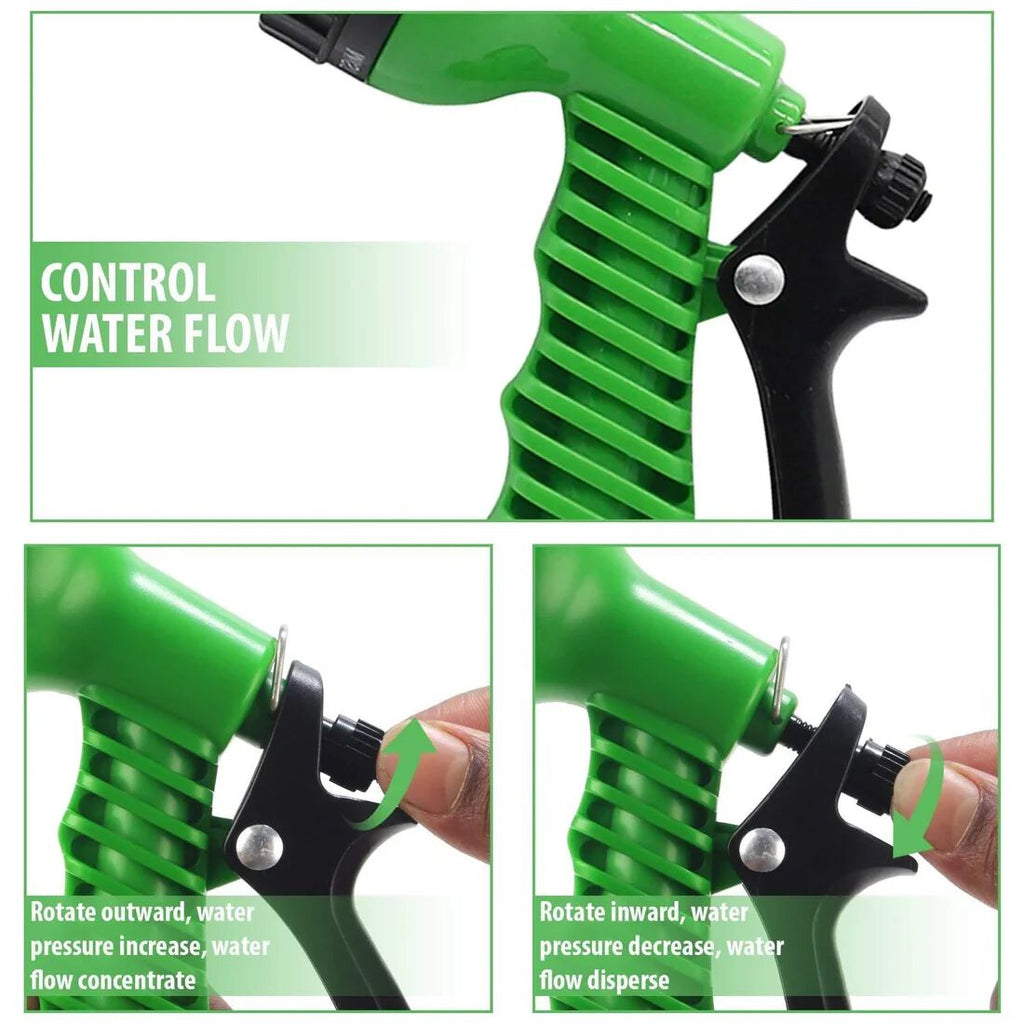 7 Mode High Pressure Water Spray Gun with Hose Nozzle for Gardening, Car Bike Washing & Watering Plants with Perfect Water Spray & Flow Control