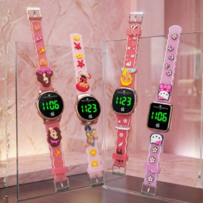 Barbie doll Print Smart watch for Kids Random Design Touch screen {Random Design}