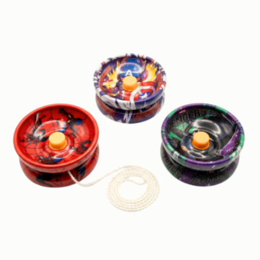 Metal YoYo Toys for Kids - Superhero Edition {Random Design}