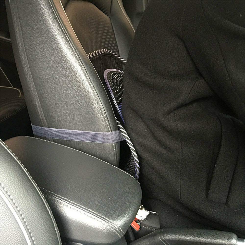 Comfortable Cool Black Office Chair Car Seat Mesh Cushion Lumbar Massage Pad
