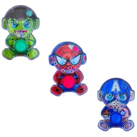 Single Button Water Ring Toss Game – Action Figure {Random Design}