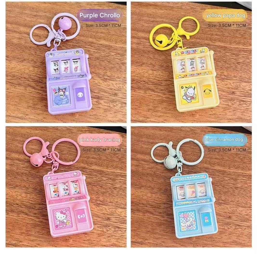 Mini Claw Machine Keychain Mini Arcade Game-1PCS